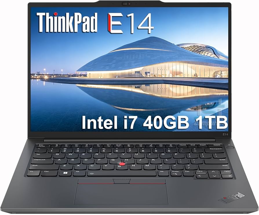Amazon.com: Lenovo ThinkPad E14 Laptop, Intel Core i7-1355U, 40GB