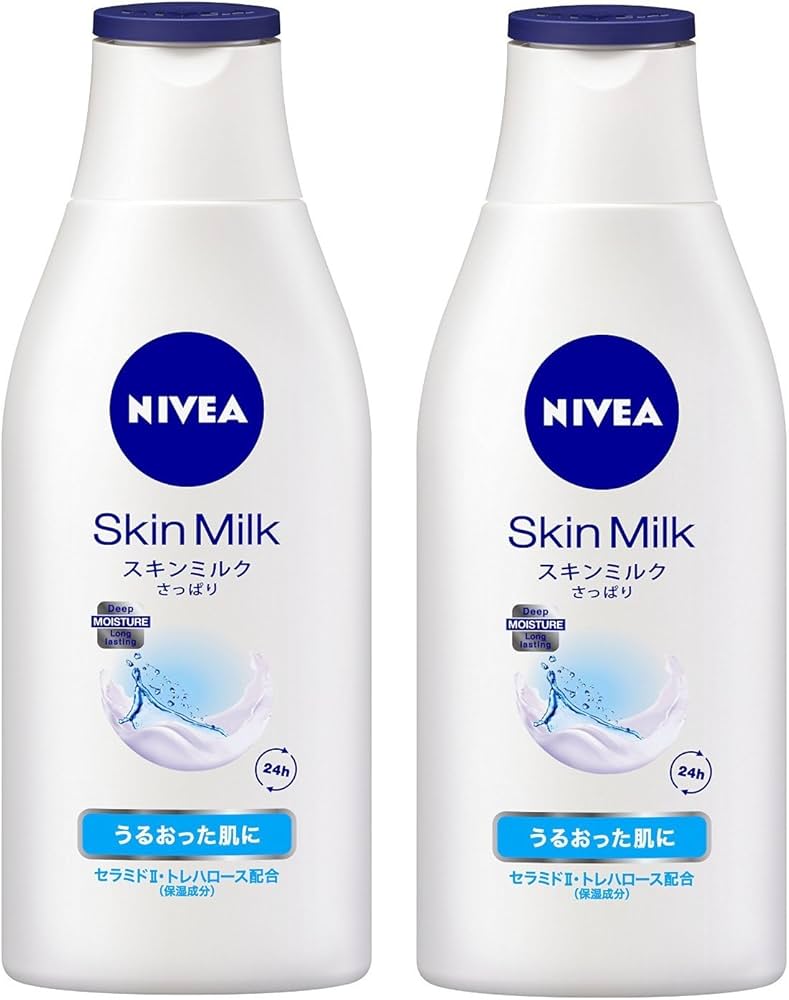 Amazon | 2個セット ニベア スキンミルク さっぱり 200g×2 | ニベア