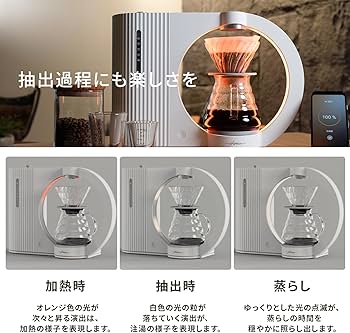 Amazon | Hikaru V60 Smart Brewer コーヒーメーカー | Hiroia