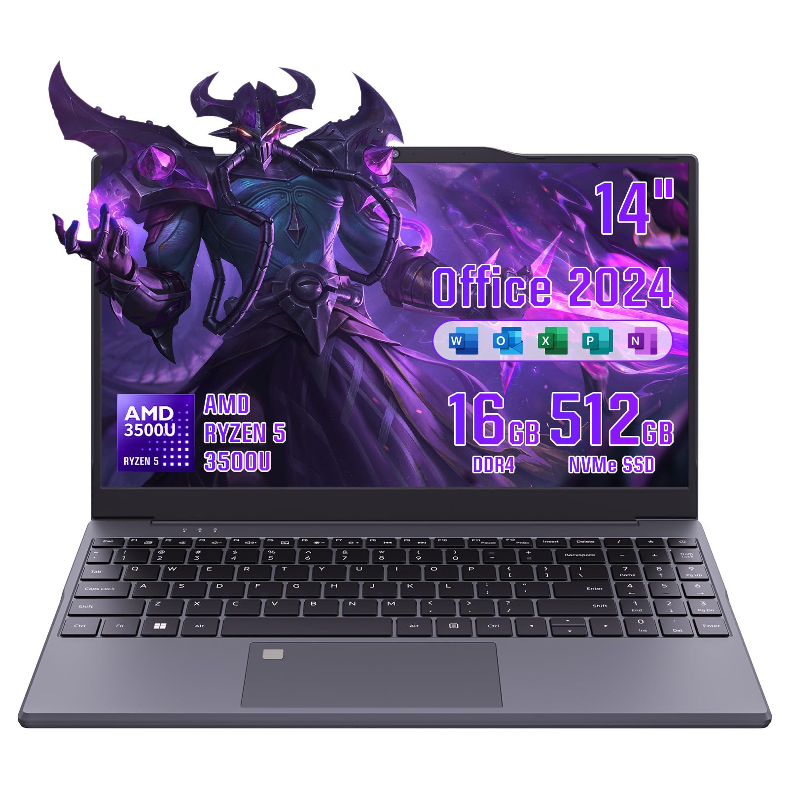 Amazon.co.jp: ノートパソコン office2024搭載 14インチAMD Ryzen5