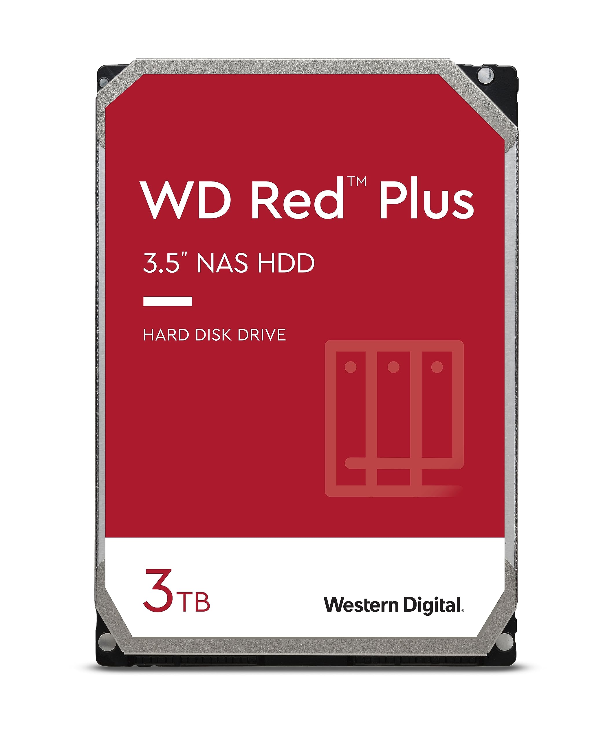 Amazon.com: Western Digital 3TB WD Red Plus NAS Internal Hard
