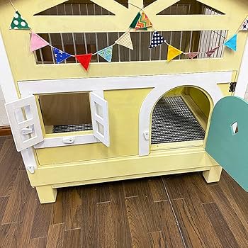 Amazon | アウトレット 組立品 北欧デザインペットハウス うさぎ