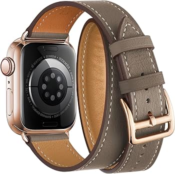 Amazon.co.jp: コンパチブル apple watch バンド レザー 2重巻き
