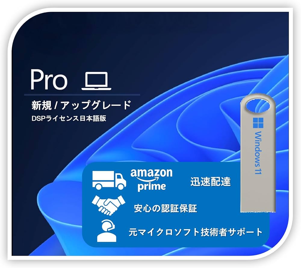 Amazon | 【Windows11 Pro】正規 DSPライセンス日本語版 (インストール