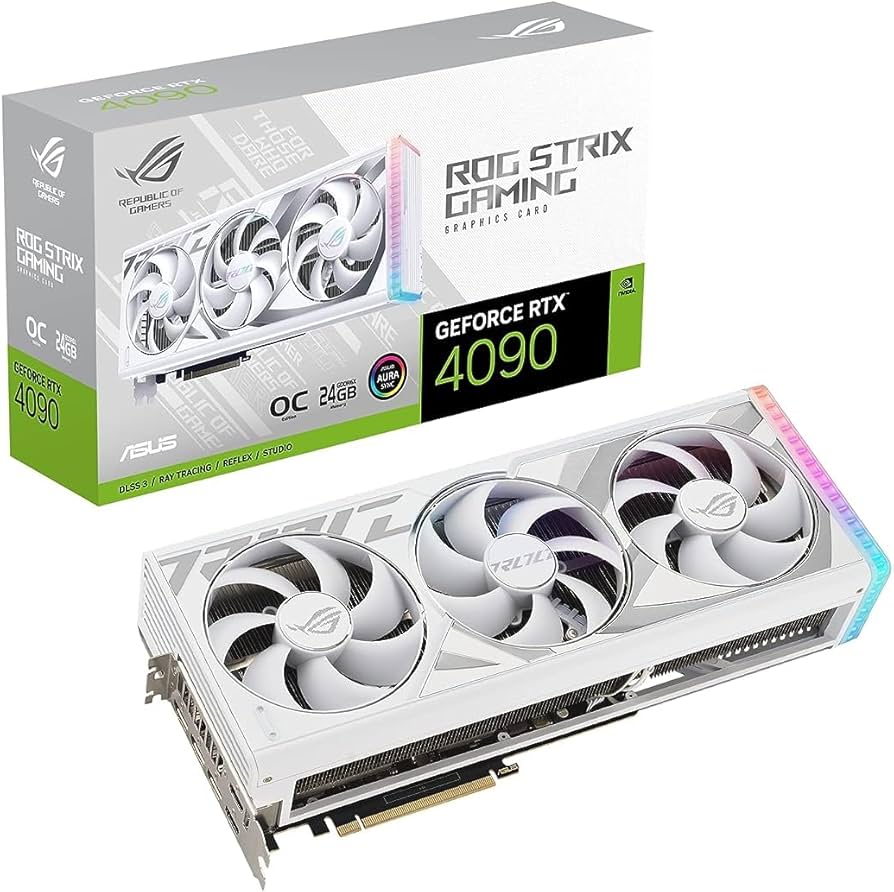 Amazon.com: ASUS ROG Strix GeForce RTX™ 4090 White OC Edition