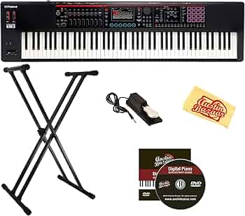 Amazon.com: Roland Fantom-08 Synthesizer Keyboard Bundle with