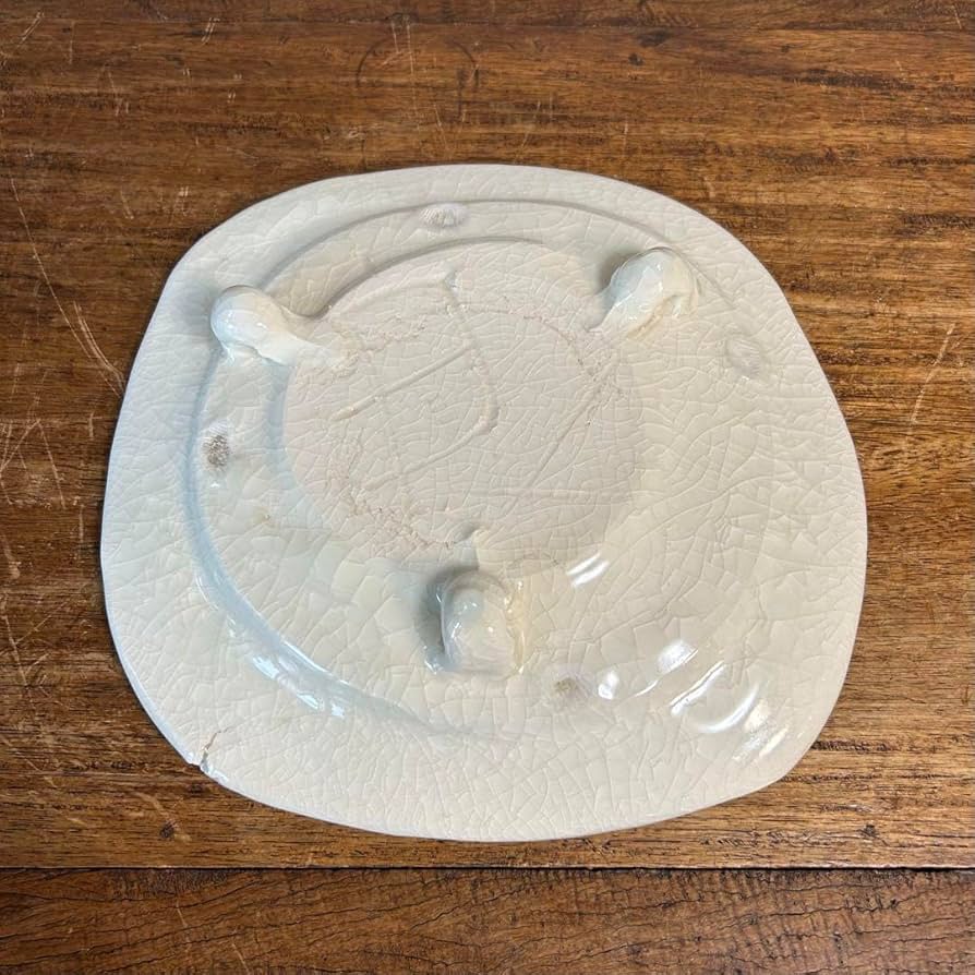 Amazon.co.jp: 鯉江良二 Ryoji Koie 「良」 「1983」 白磁 皿 三足