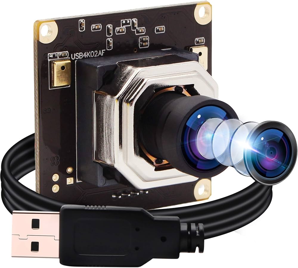 Amazon.co.jp: 4K USBカメラモジュール ELPオートフォーカス 100度歪み