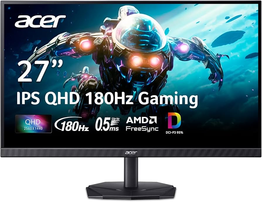Amazon.com: acer Nitro 27 Inch QHD 2560 x 1440 IPS Gaming Monitor