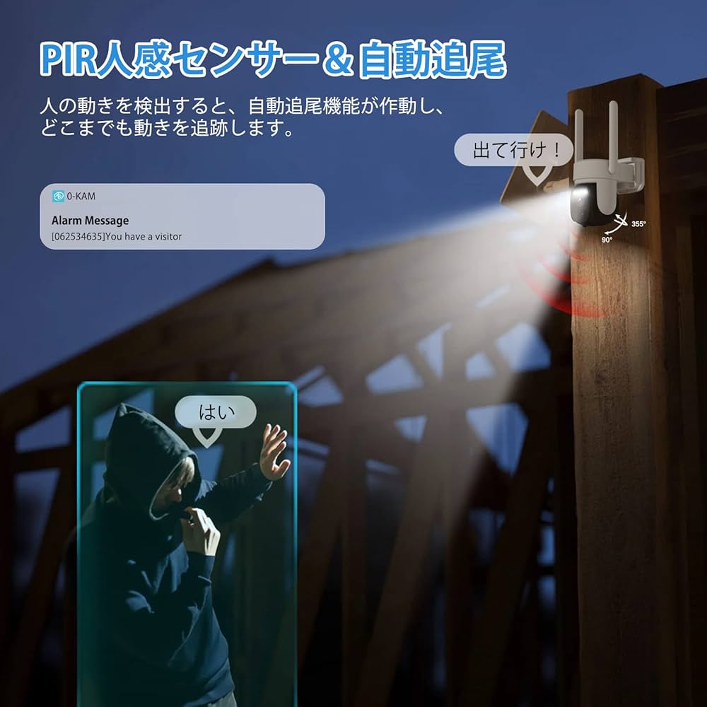 Amazon.co.jp: BEENOCAM 防犯カメラ ワイヤレス 屋外 ソーラー 自動