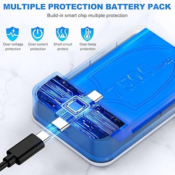 Amazon.com: 15000 mAh Rechargeable Battery Pack and Charging Dock