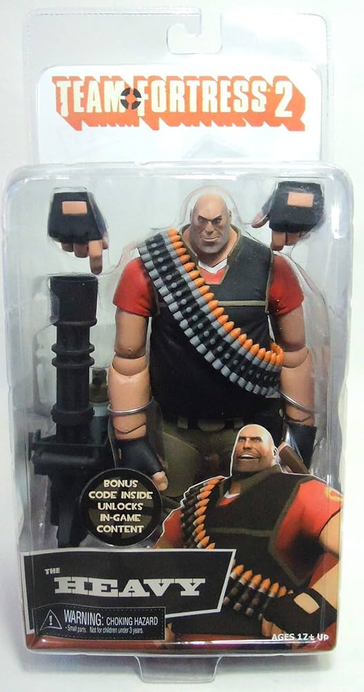 Amazon.com: NECA Team Fortress 2 The Heavy Action Figure, 7