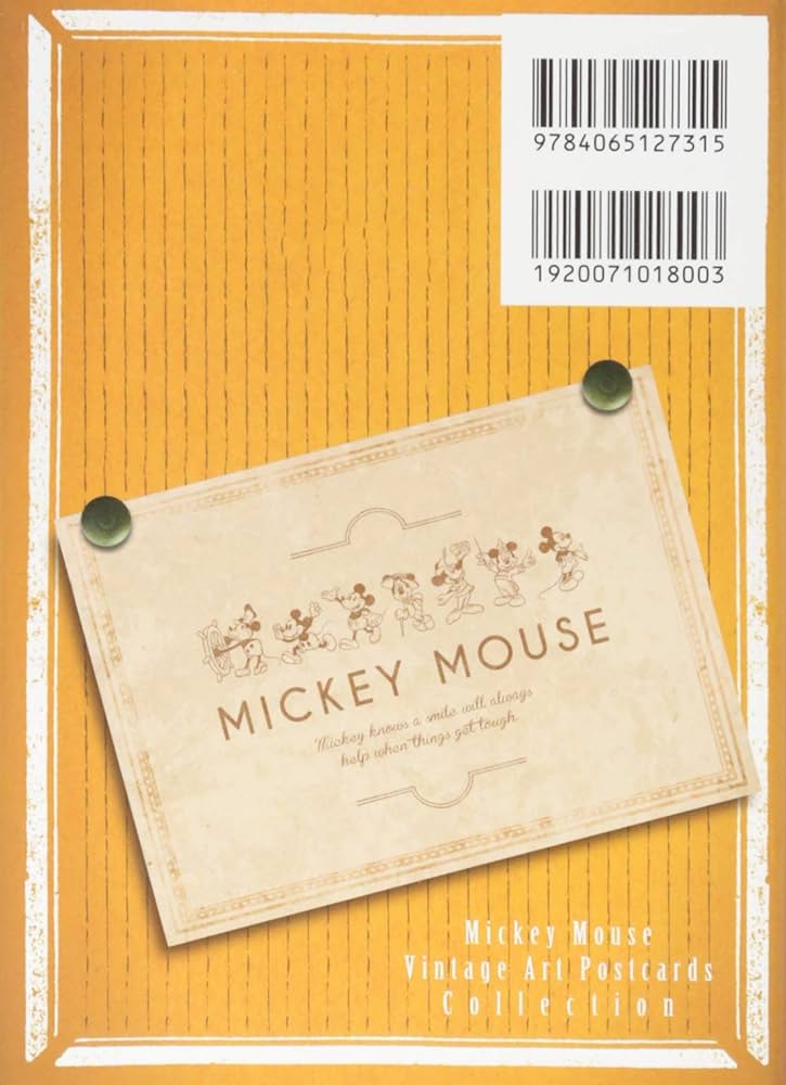 Amazon.co.jp: ミッキーマウス ヴィンテージアート ポストカード