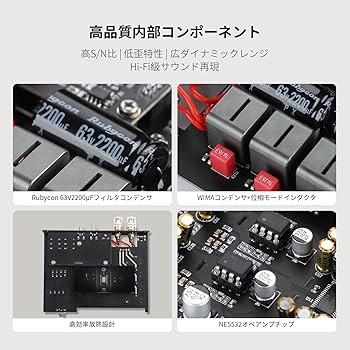 Amazon.co.jp: AIYIMA A80 【更新バージョン】 TPA3255デコードアンプ