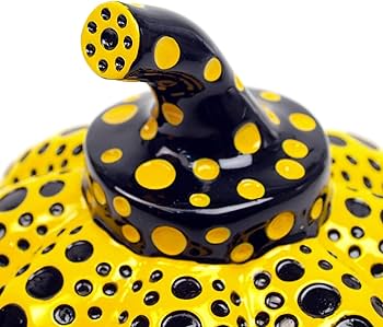 Amazon.co.jp: 草間彌生 オブジェ [パンプキン(イエロー)] : ホーム