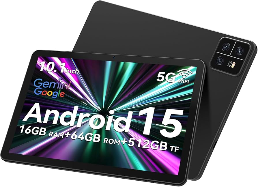 Amazon.com : Tablet, 10.1 inch Android 15 Tablets With Octa-Core