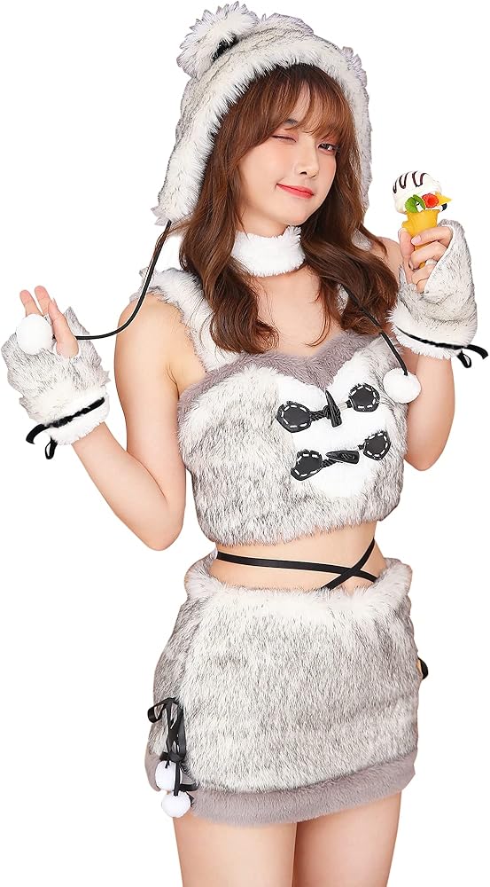 Amazon.co.jp: [Malymoon] 白熊 しろくま white bear コスプレ