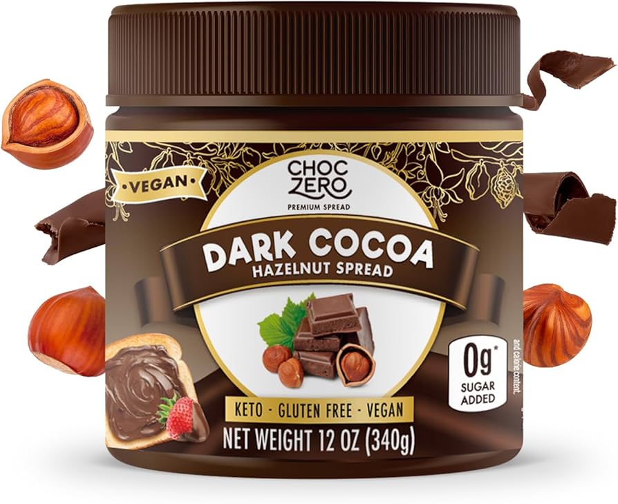 Amazon.com : ChocZero Vegan Cocoa Hazelnut Spread – Sugar Free