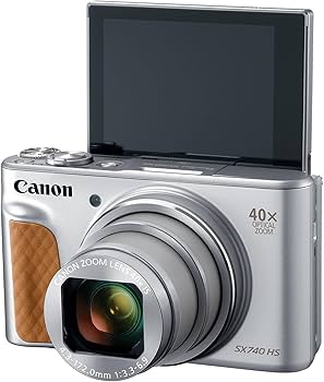 Amazon.com : Canon PowerShot SX740 HS Digital Camera (Silver) +