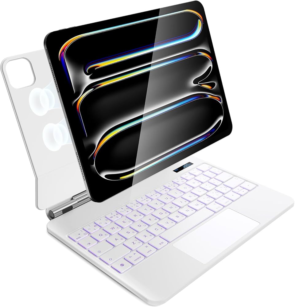 Amazon.co.jp: iPad Pro 11 インチ M5 2025 & M4 2024 モデル用 磁気