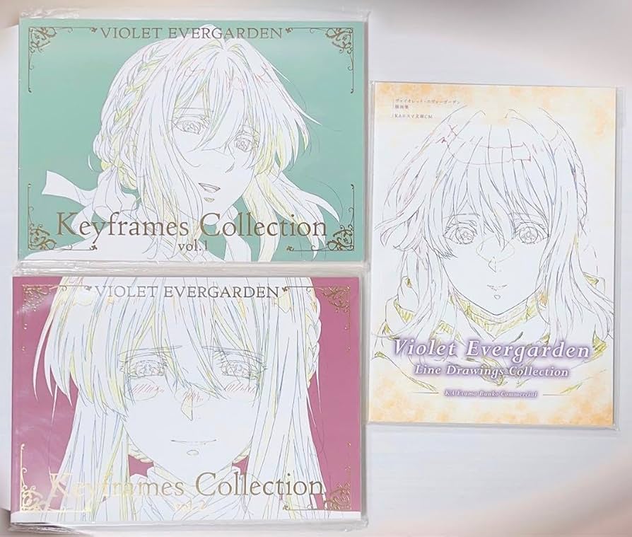 Amazon.co.jp: 希少品 ヴァイオレット・エヴァーガーデン 原画集 線