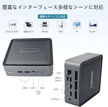 Amazon.co.jp: ミニPC AMD Ryzen7 5825U 8コア16スレッド（最大4.4GHz