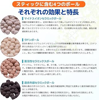 Amazon.co.jp: ラジウム活性スティック ラジウム水を生成 ラドン発生で