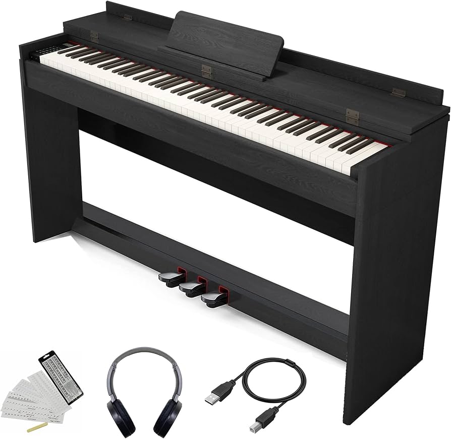 Amazon | Longeye 電子ピアノ 88鍵盤 【ハンマーアクション鍵盤