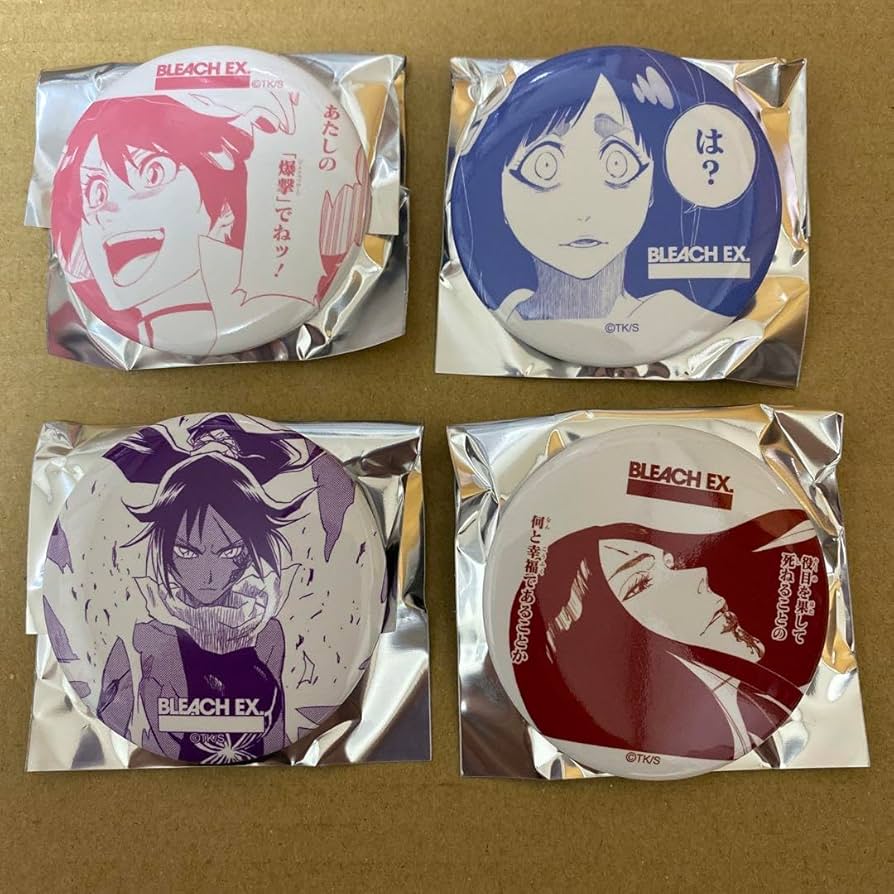 Amazon.co.jp: BLEACH 原画展 オリジナル名シーン缶バッジ : おもちゃ