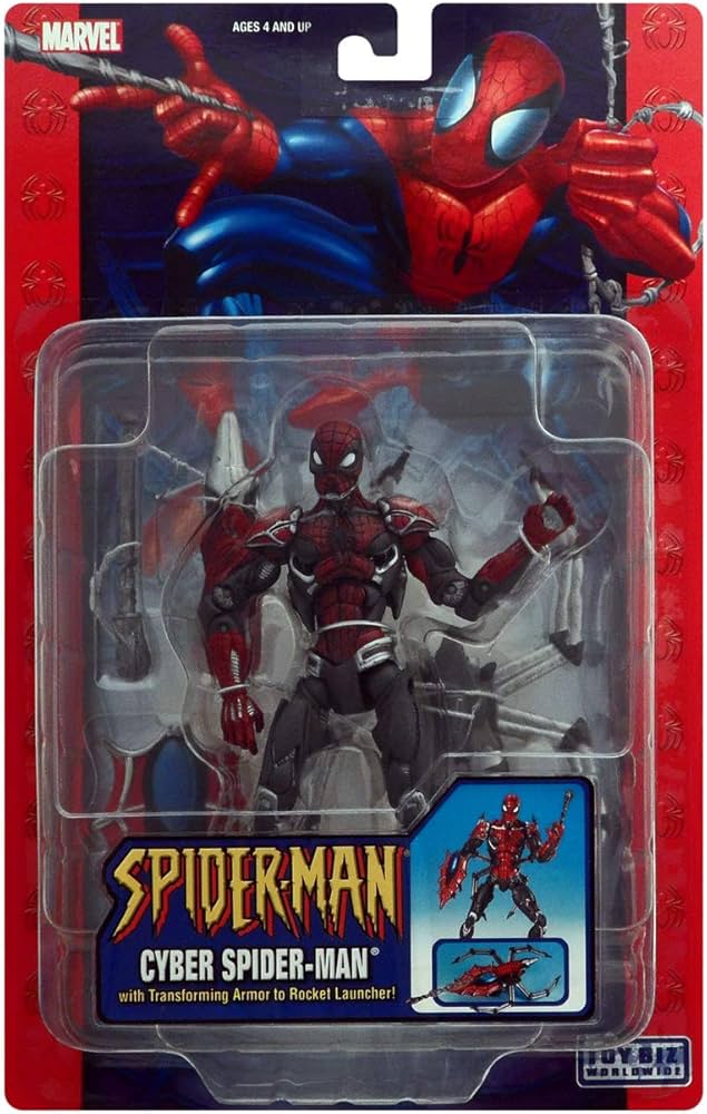 スパイダーマン サイバースパイダーマン 6インチ トイビズ Amazon.co