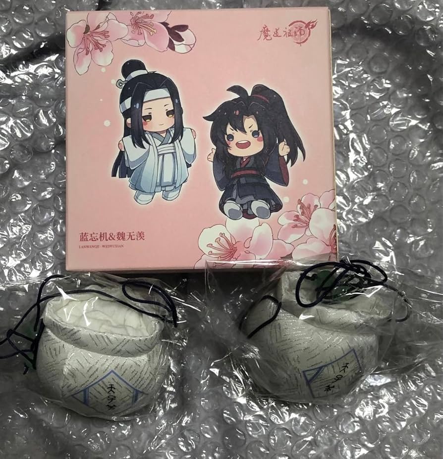 Amazon.co.jp: 公式 魔道祖師 KAZE 5cmぬいぐるみペア 魏無羨 藍忘機+