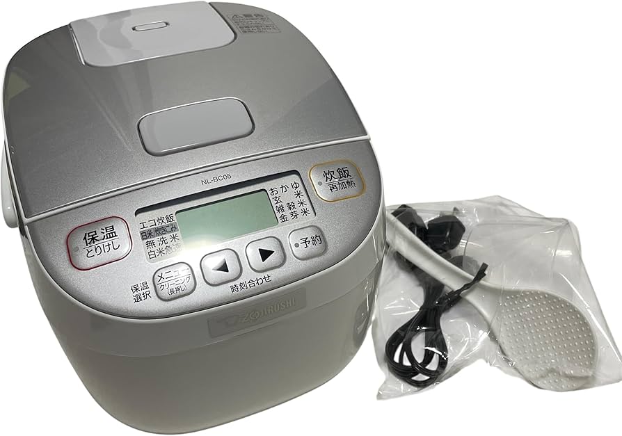 Amazon | 象印マホービン 炊飯器 3合 ホワイト NL-BC05-WA | 象印
