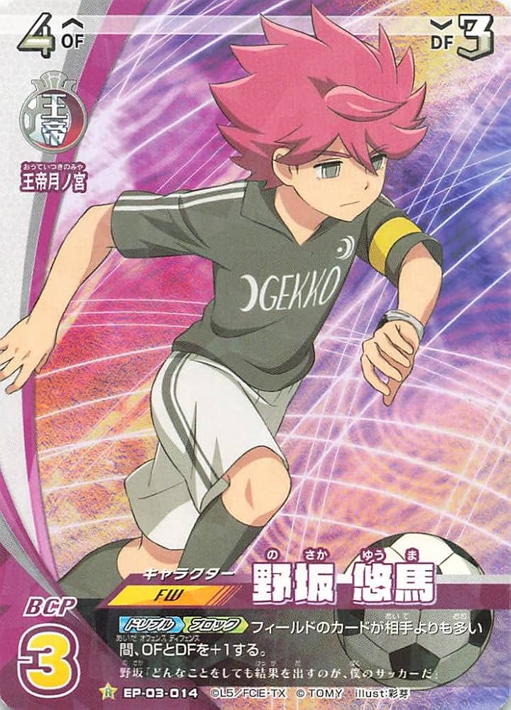 Amazon.co.jp: イナズマイレブンプレカ トレーディングカード 野坂 悠