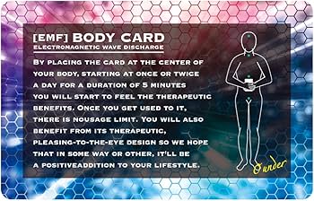 Amazon | 【電磁波本舗】 電磁波放電カードα BLUE 1枚 電磁波対策