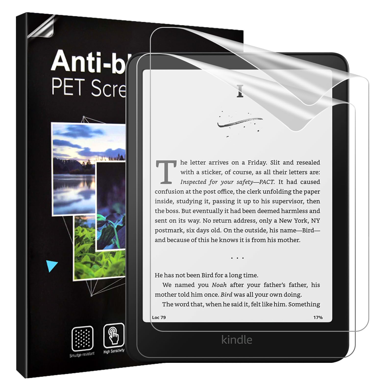 Amazon.co.jp: MoKo Kindle Paperwhite フィルム 2枚セット 第12世代