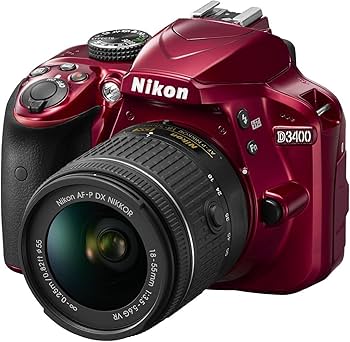 Amazon.com : Nikon D3400 w/ AF-P DX NIKKOR 18-55mm f/3.5-5.6G VR
