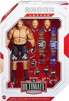 Amazon.co.jp: ブロック・レスナー (ベルト2本付き) - WWE