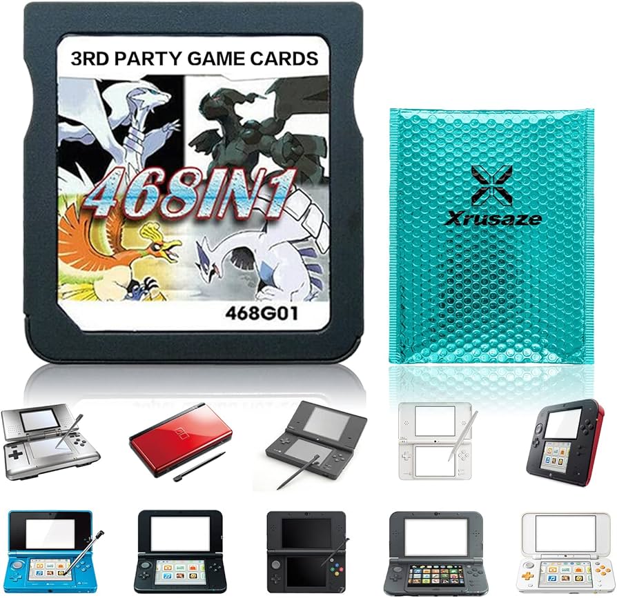 Amazon.co.jp: 468 in 1 ゲームカートリッジ レトロクラシックDSゲーム