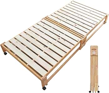 Amazon｜中居木工 すのこベッド 折りたたみベッド 国産 床板は日本製の