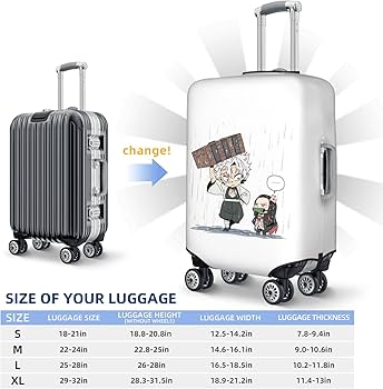 Amazon.co.jp: 鬼滅の刃 竈門 禰豆子 スーツケースカバー キャリー