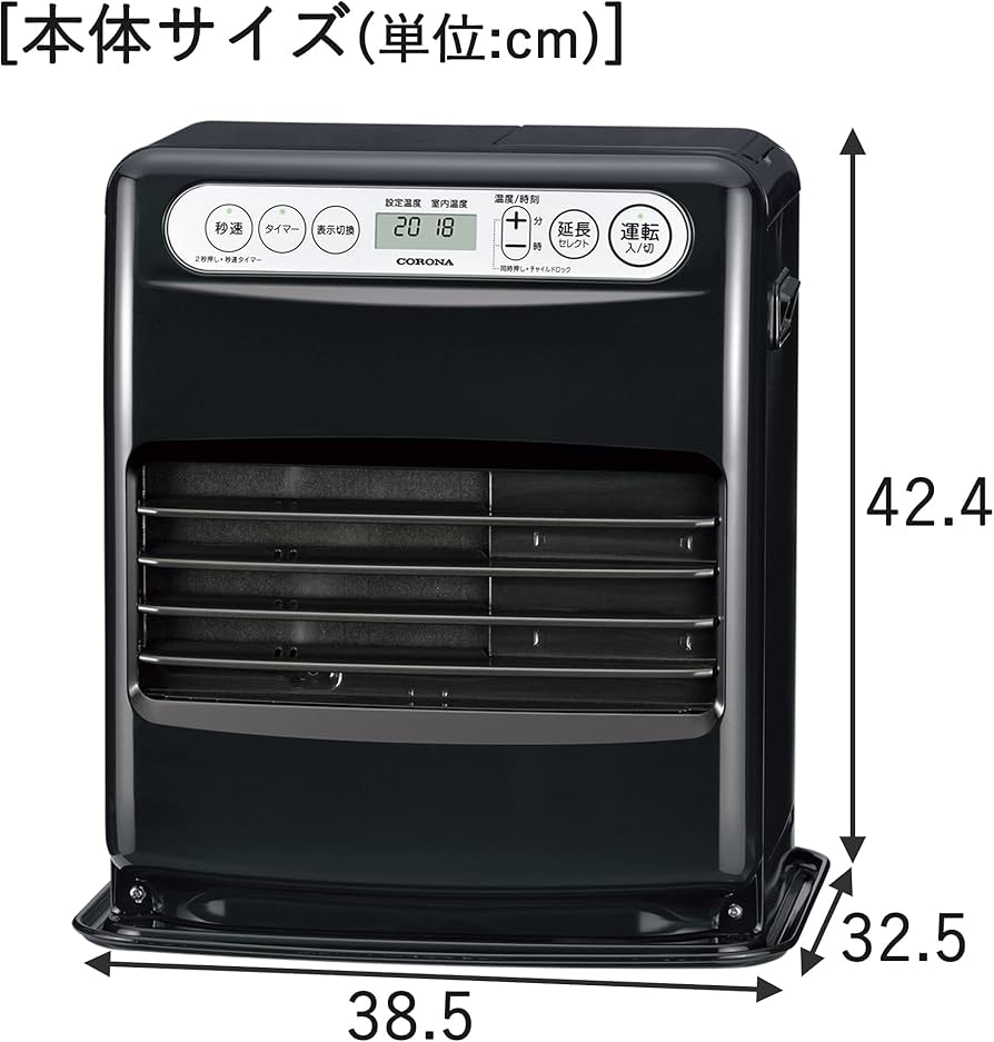Amazon | CORONA(コロナ) 石油ファンヒーター 【日本生産】 (木造9畳