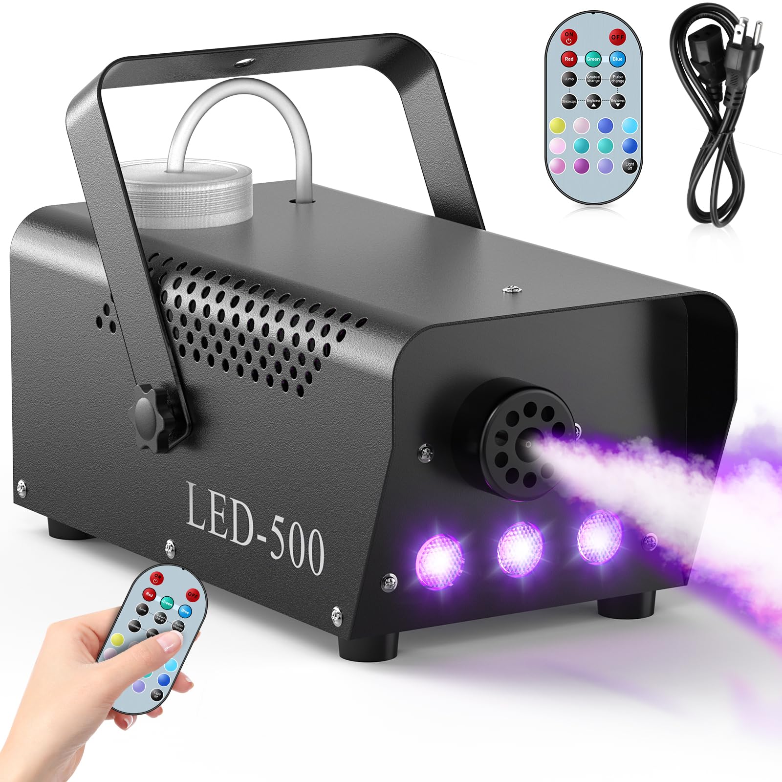 Amazon.co.jp: U`King フォグマシーン スモークマシン リモコン付き