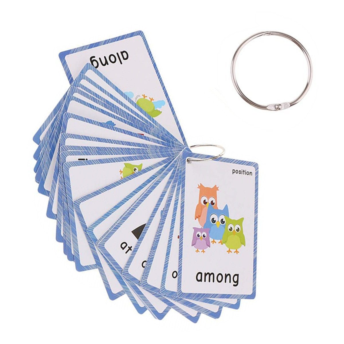 Amazon.co.jp: santsunフラッシュカード、36方向Preposition式英語