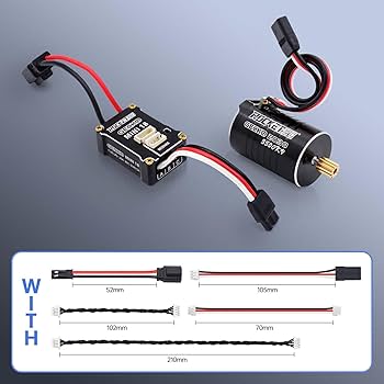 Amazon.com: Surpass Hobby Sensored Brushless Motor and ESC Combo