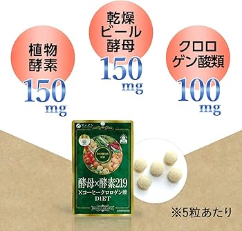 Amazon | ファイン(FINE JAPAN) 酵母×酵素219×コーヒークロロゲン酸 粒