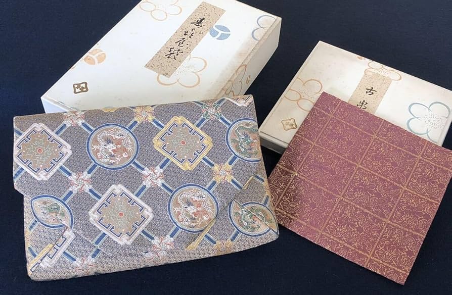 Amazon.co.jp: 《R》茶道具 徳斎 数寄屋袋 古帛紗 元箱 （240329B4