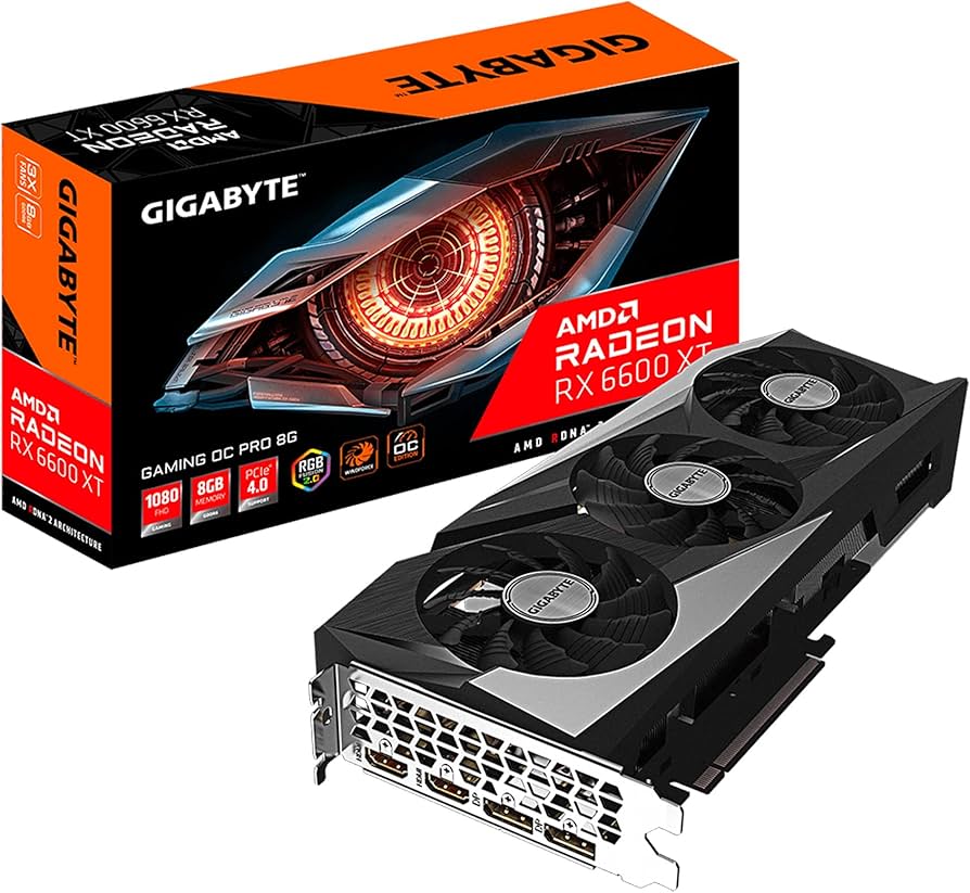 GIGABYTE Radeon RX 6600 XT Gaming OC PRO 8G Graphics Card