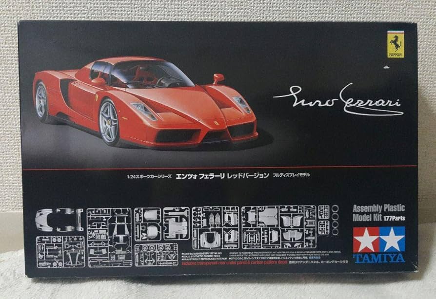 Amazon.co.jp: タミヤ 1/ 24 エンツォ フェラーリ レッドバージョン