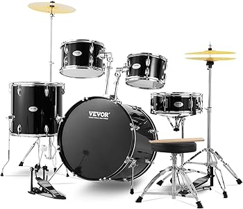 VEVOR Adult Drum Set, 5-Piece, 22 inches Complete Full Size Drum