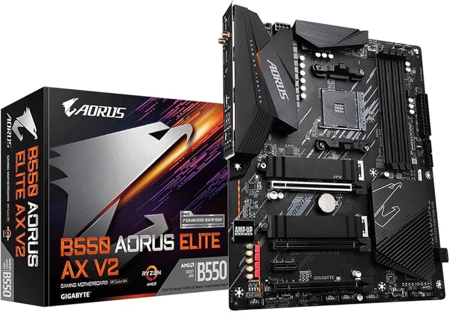 Amazon.com: GIGABYTE B550 AORUS Elite AX V2 AMD AM4 ATX